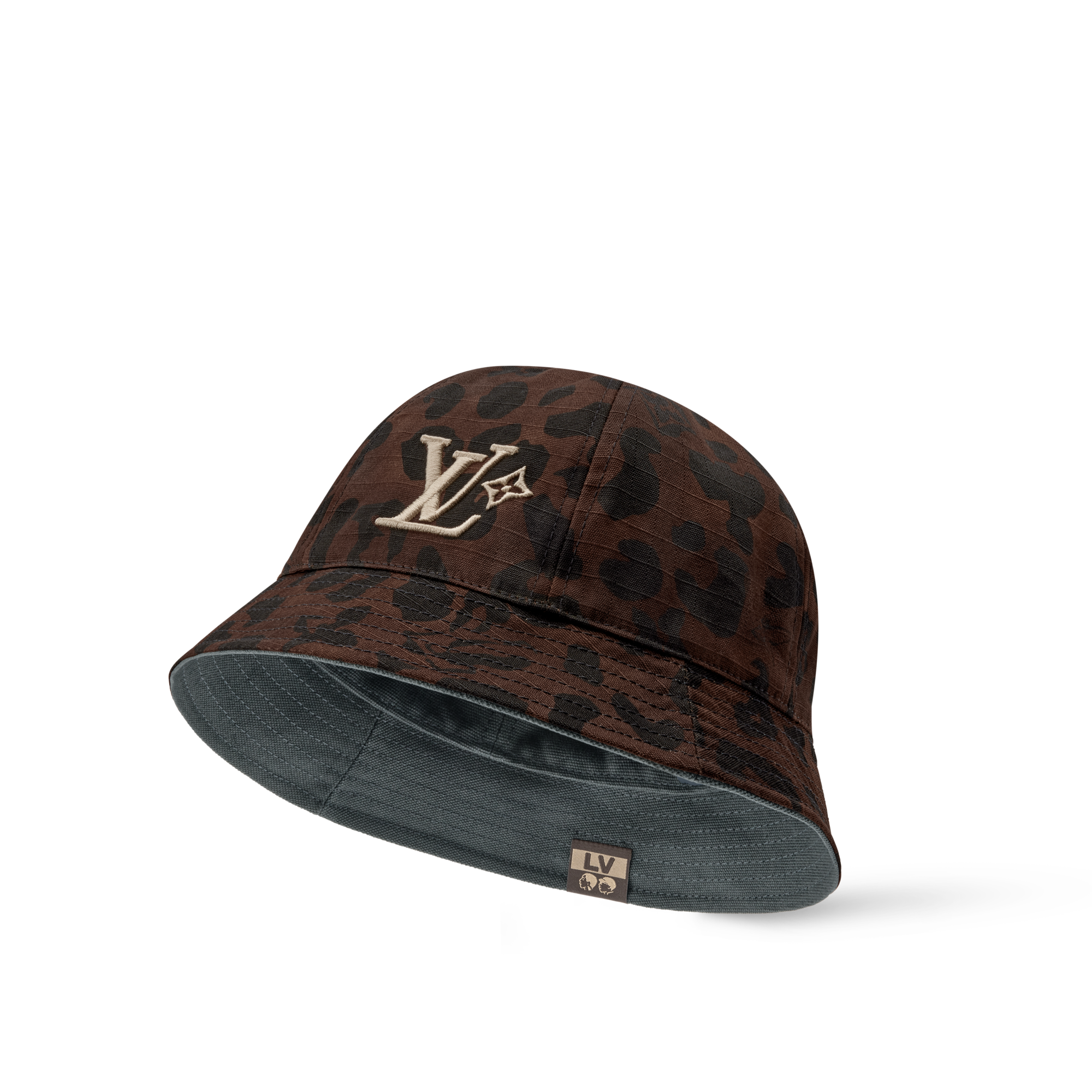 LV Leo Reversible Bucket Hat . in Men