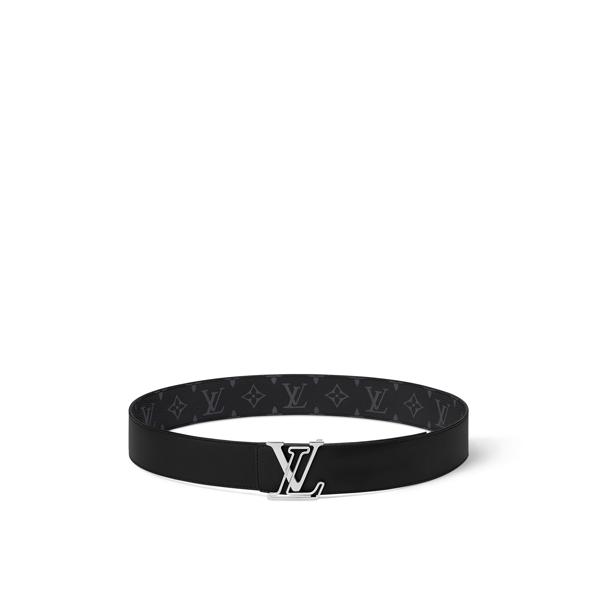 LV Line 40mm Reversible Belt Monogram Eclipse in Men