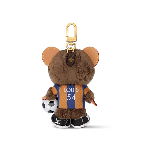 LV Louis Bear Soccer Bag Charm . in Men's Accessories Key Holders and Bag Charms collections by Louis Vuitton (Product zoom)