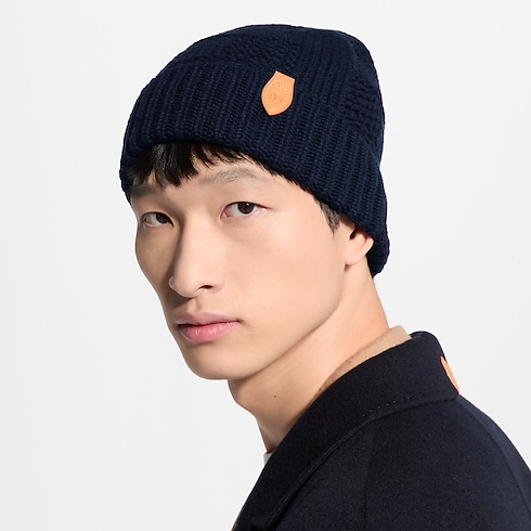 LV Malletier Knitted Beanie . in Men's Accessories Hats, Beanies and Gloves collections by Louis Vuitton (Product zoom)