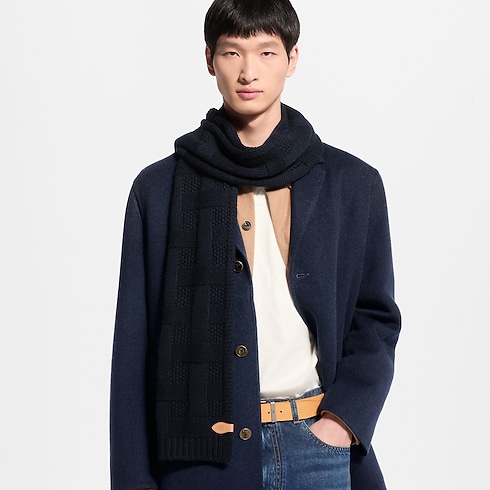 LV Malletier Knitted Scarf . in Men's Accessories Scarves for Men collections by Louis Vuitton (Product zoom)