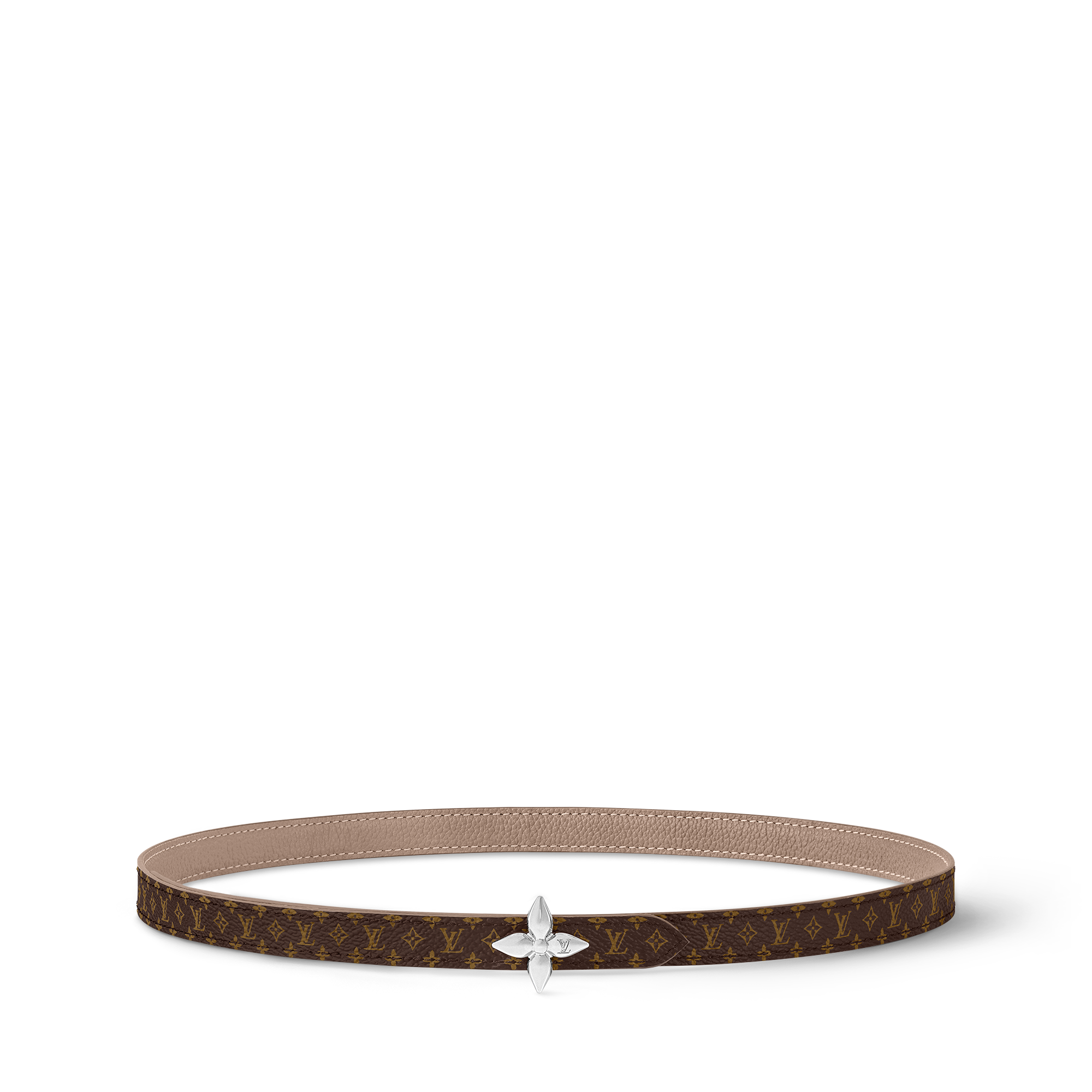 LV Mini Flowergram 15mm Reversible Belt  in Women