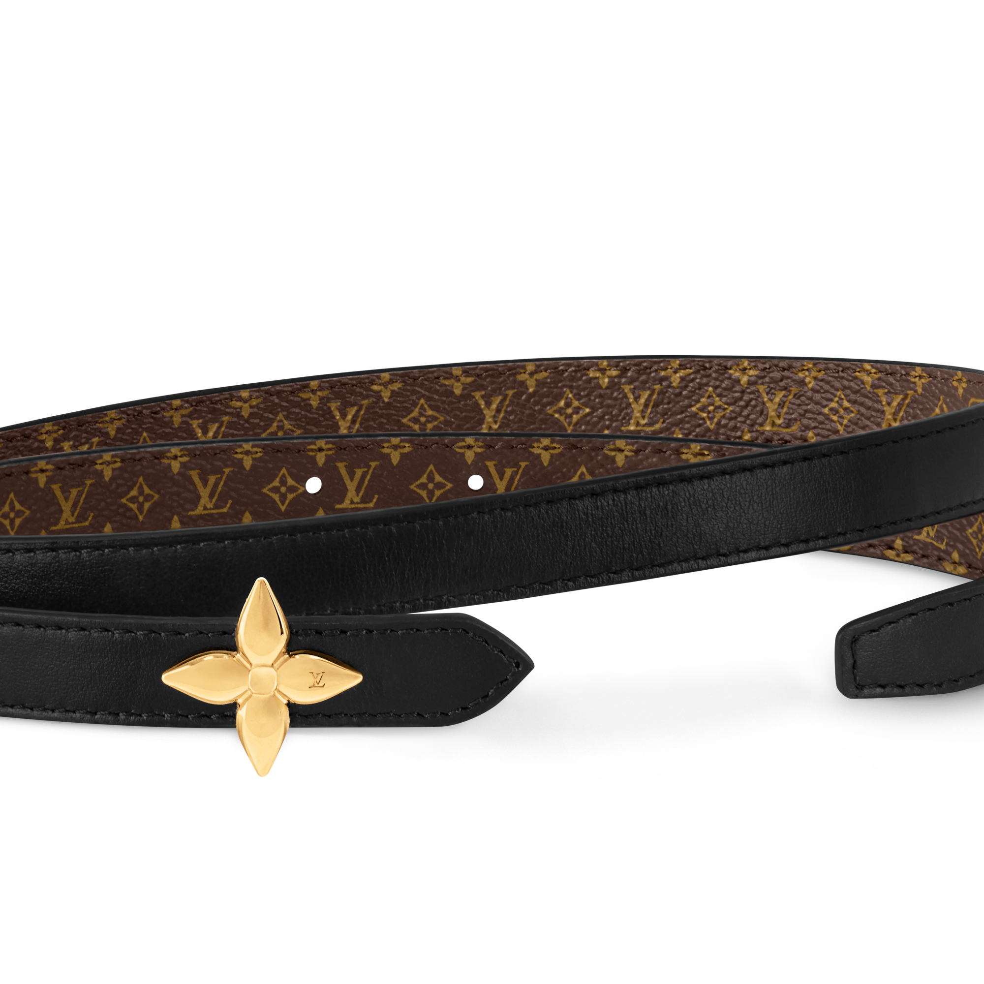 LV Mini Flowergram15mm Reversible Belt  in Women