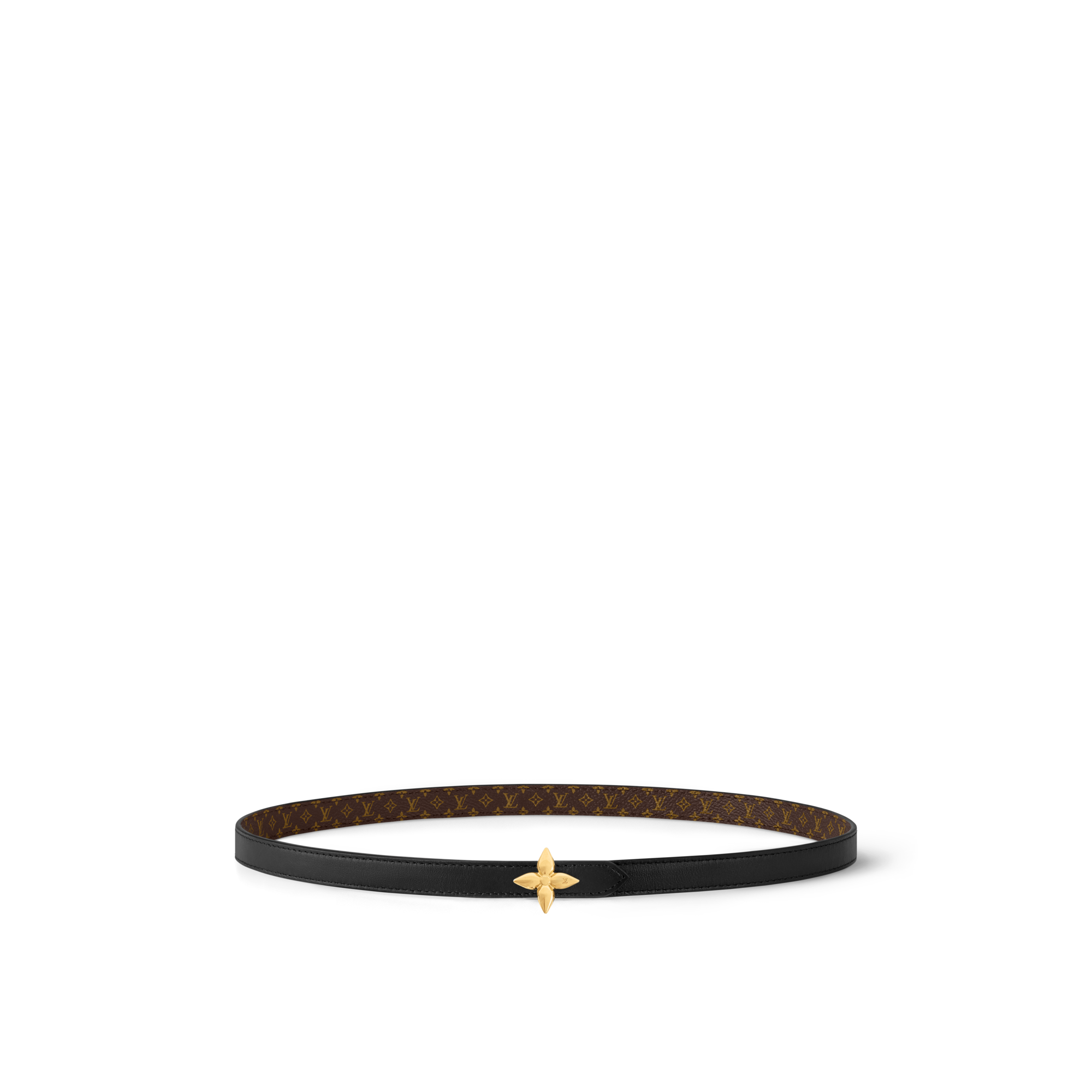 LV Mini Flowergram15mm Reversible Belt  in Women