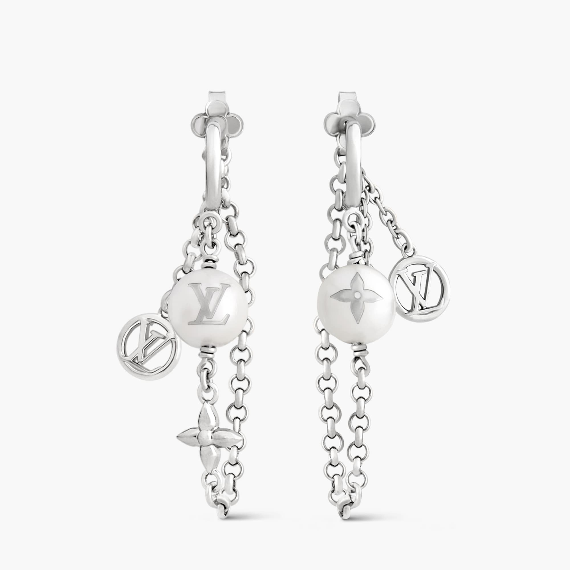 LV Mix Chains Earrings Fashion Jewellery LOUIS VUITTON