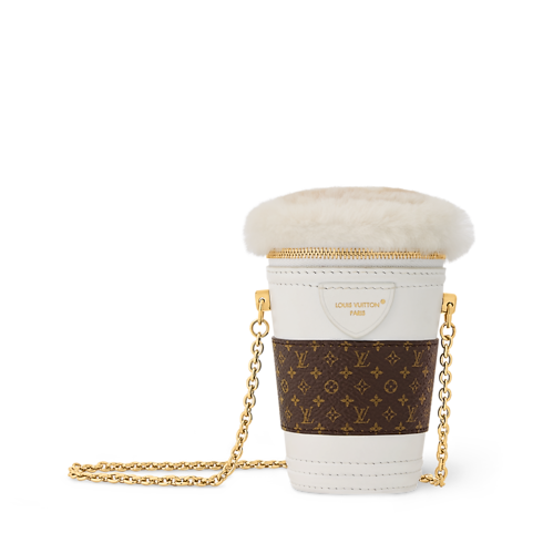 LV Mocha Crossbody Pouch Bag Charm . in Women's Accessories Key Holders and Bag Charms collections by Louis Vuitton (Product zoom)