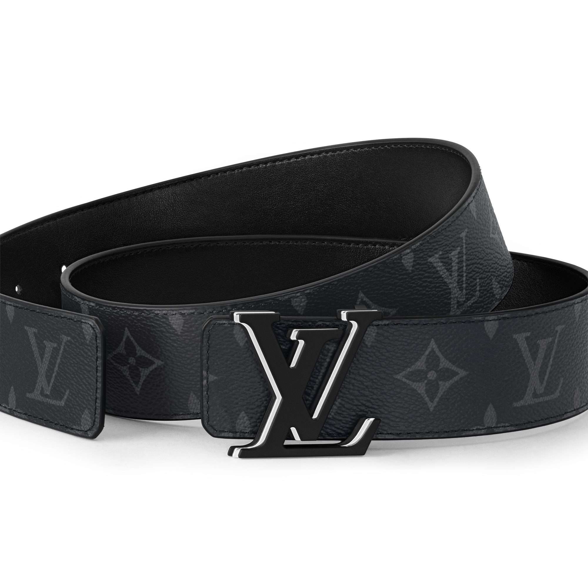 LV Optic 40mm Reversible Belt Monogram Eclipse in Men