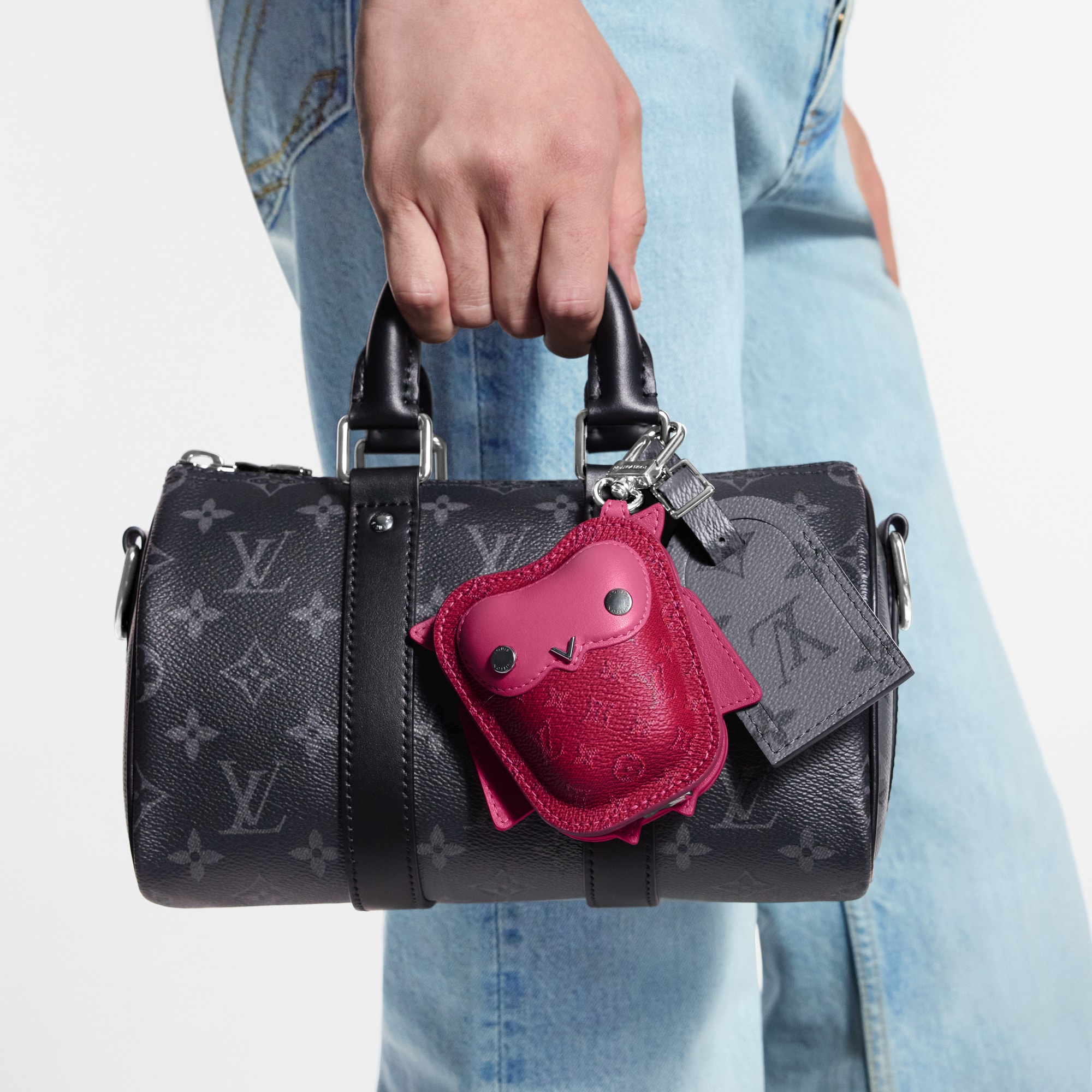 LV Owl Bag Charm . in Men