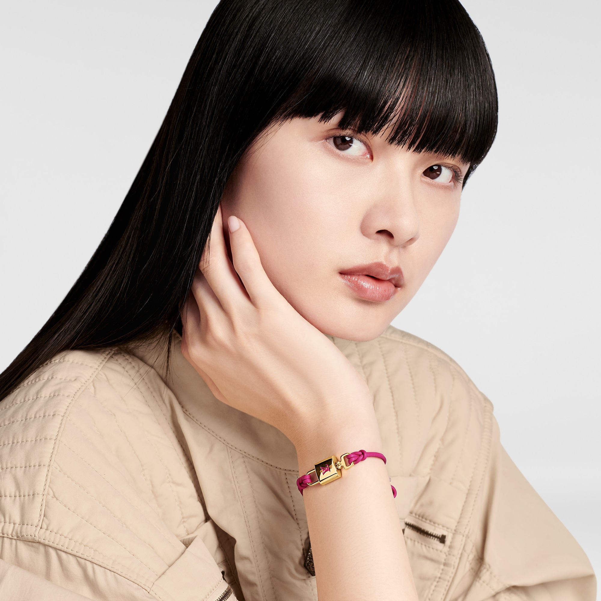 LV Padlock Bracelet Other Leathers in Women