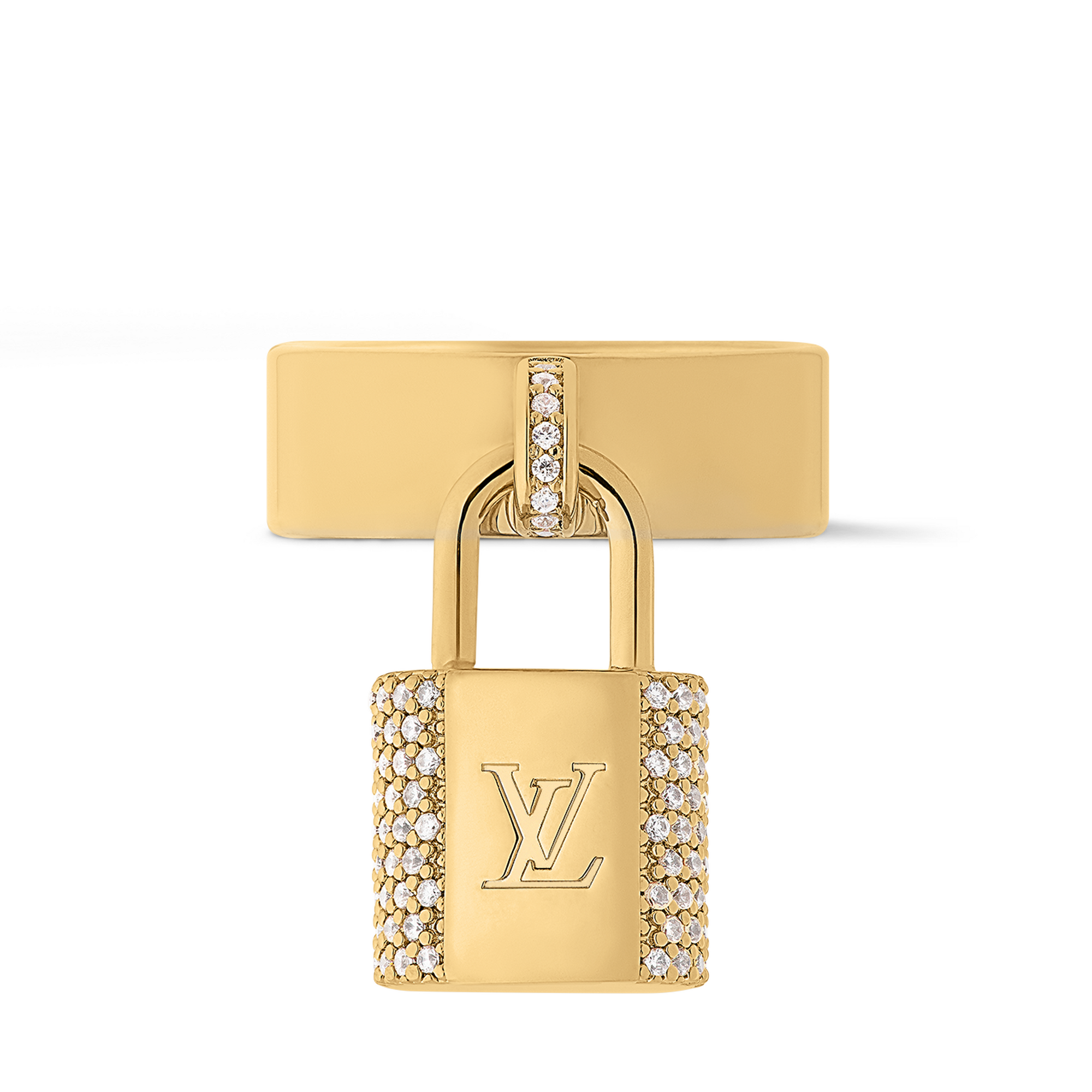 LV Padlock Ring . in Women