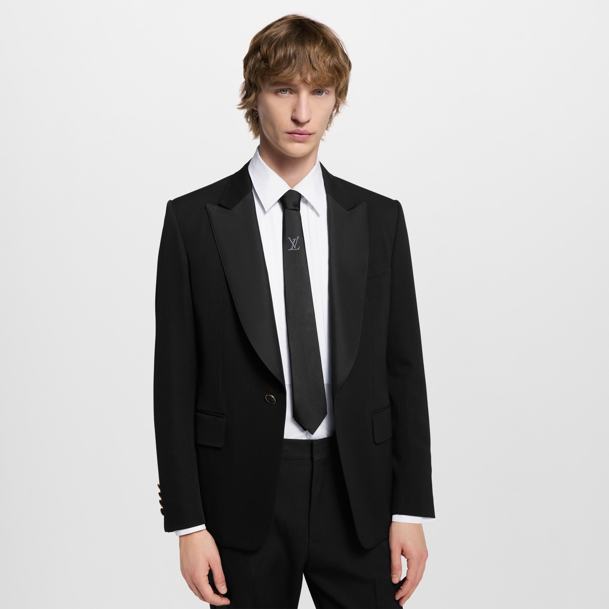 LV Pearls Tie . in Men