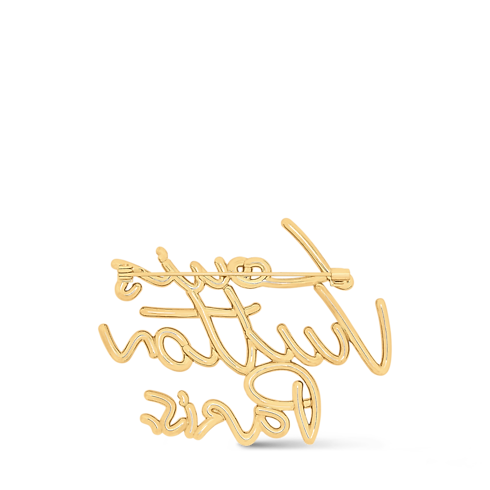 LV Script Brooch . in Women's Fashion Jewellery Designer Fashion Jewellery collections by Louis Vuitton (Product zoom)