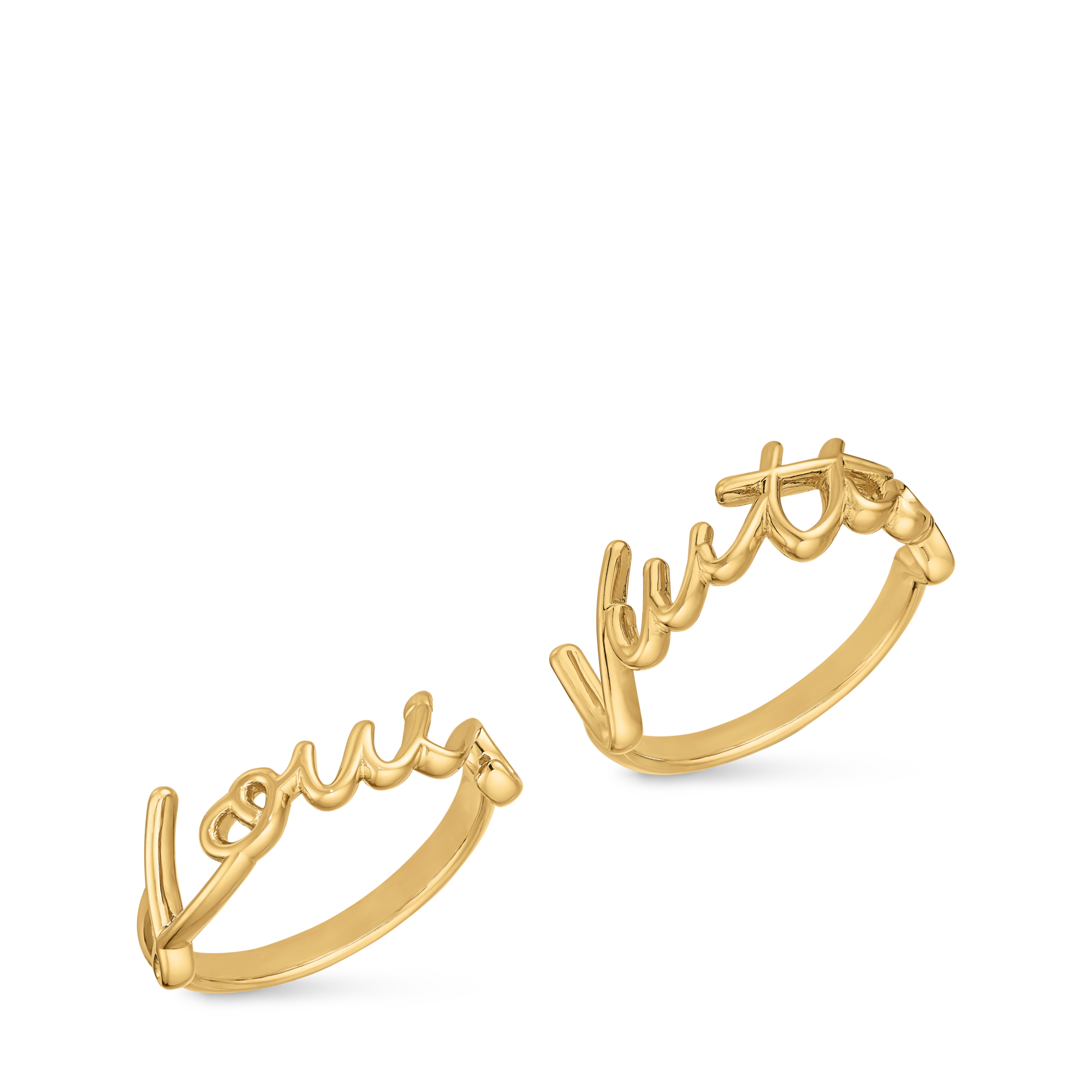 LV Script Ring Set . - Fashion Jewellery | LOUIS VUITTON