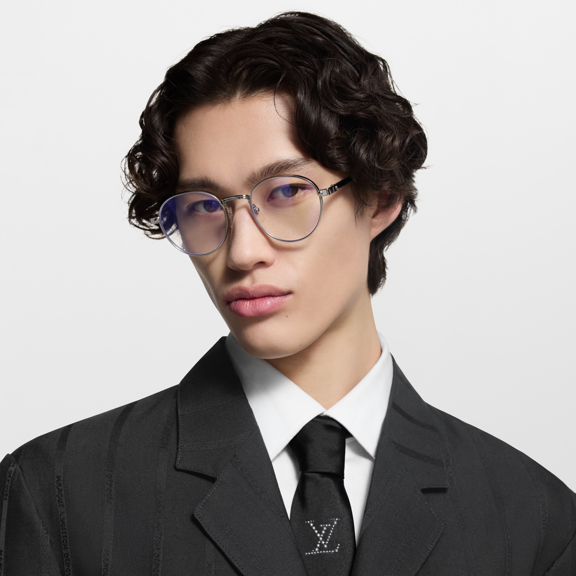 LV Signature Round Anti-Blue-Light Glasses . in Men