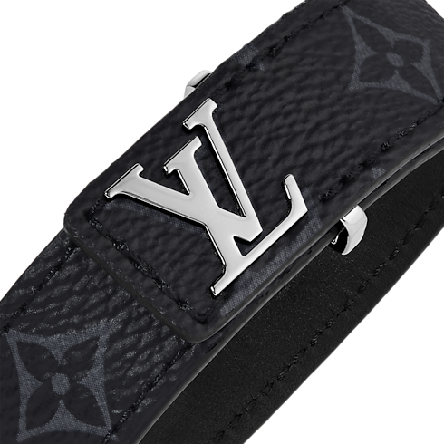 LV Slim Bracelet Monogram Eclipse in Men's Fashion Jewellery All Fashion Jewellery collections by Louis Vuitton (Product zoom)
