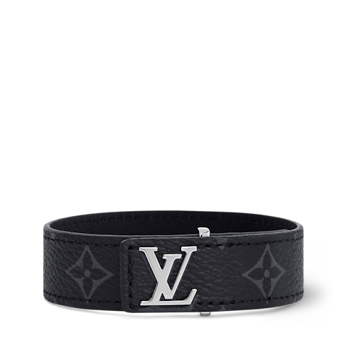 LV Slim Bracelet Monogram Eclipse in Men's Fashion Jewellery All Fashion Jewellery collections by Louis Vuitton (Product zoom)