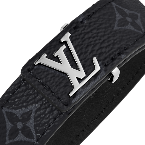 LV Slim Bracelet Monogram Eclipse in Men's Fashion Jewellery All Fashion Jewellery collections by Louis Vuitton (Product zoom)