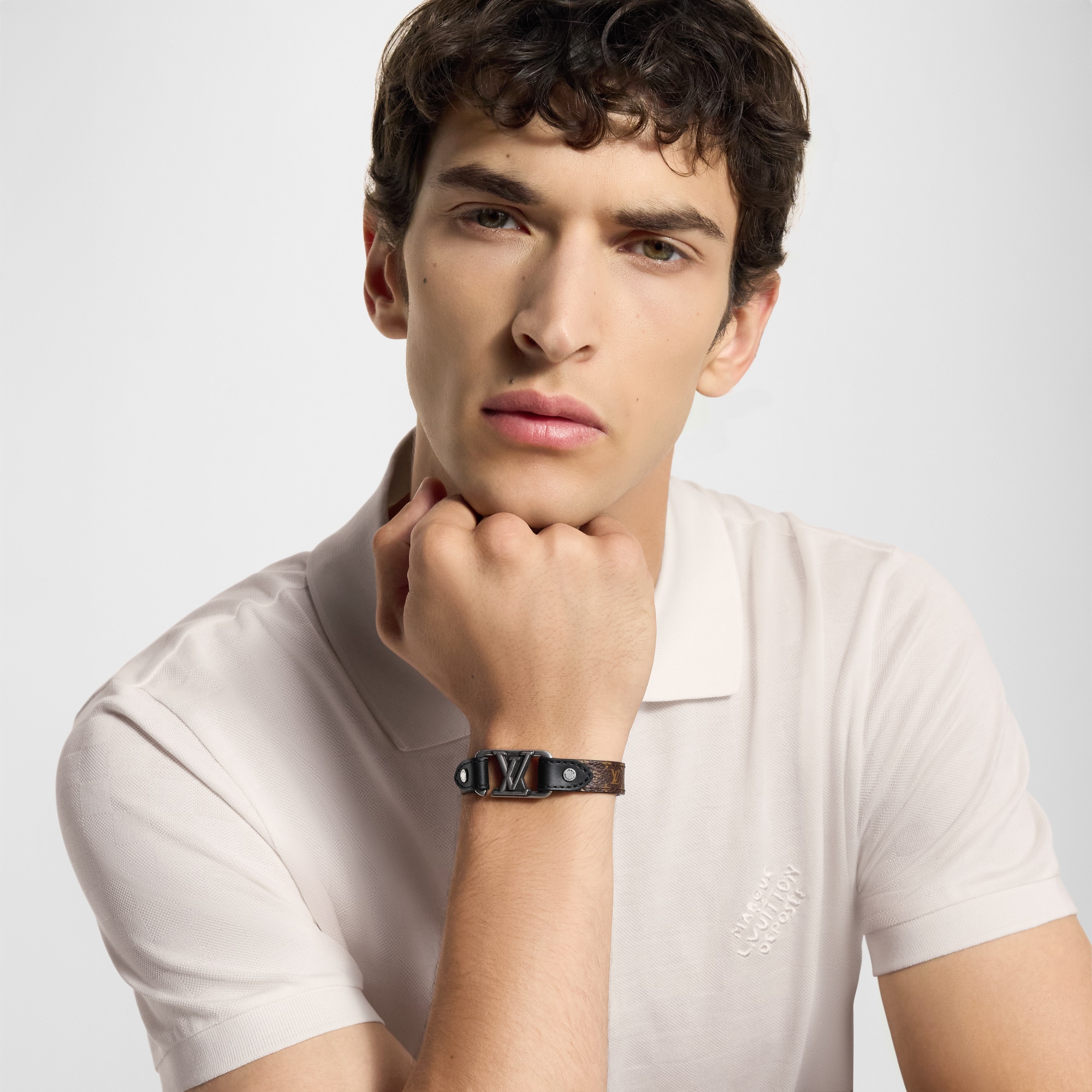LV Slim Dimension Reversible Bracelet  in Men
