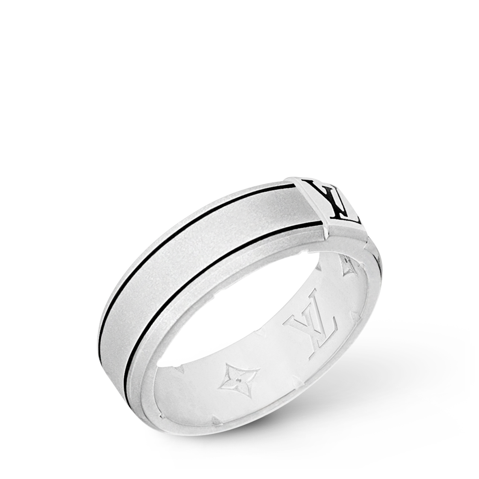 LV Spike Band Ring . in Men