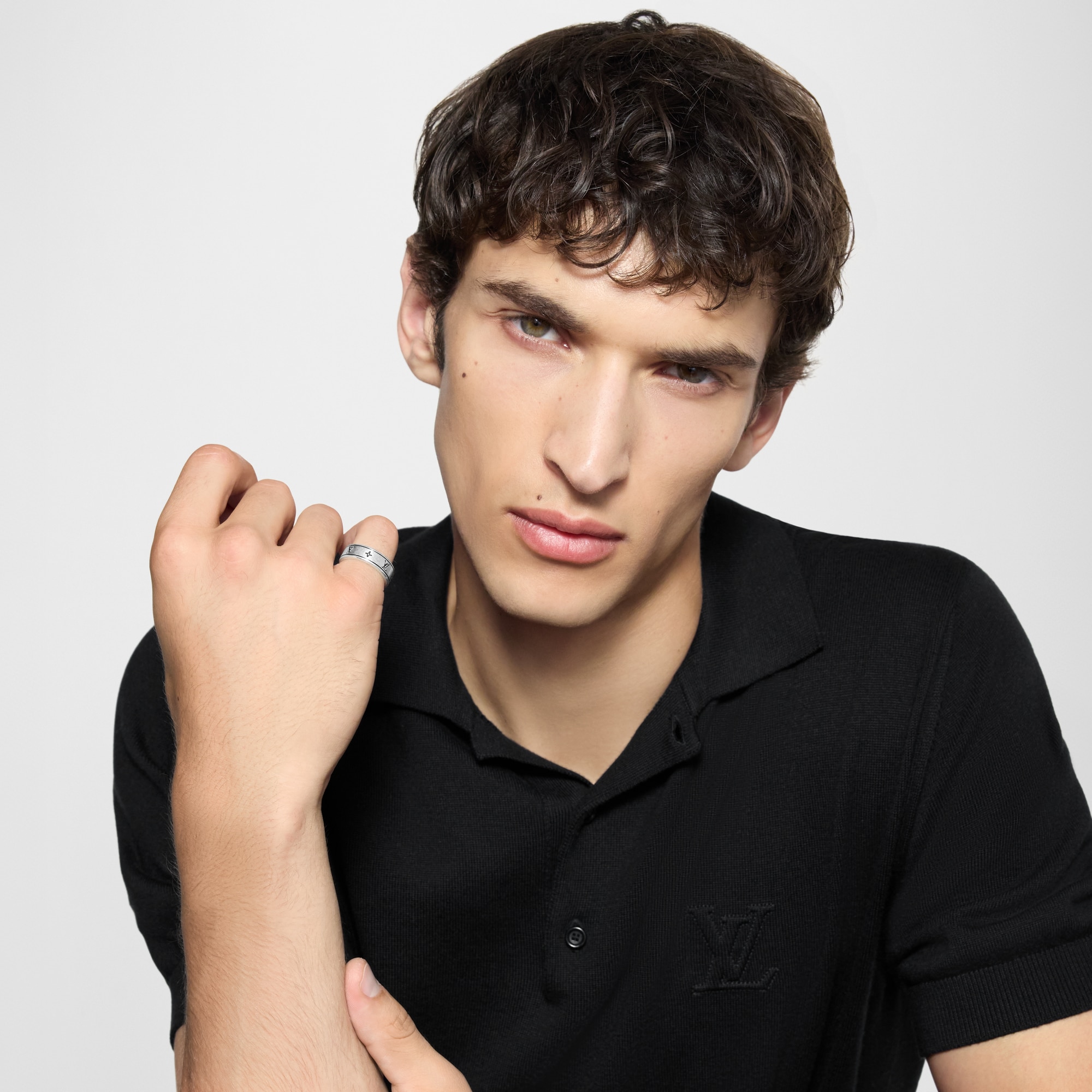 LV Spike Ring . in Men