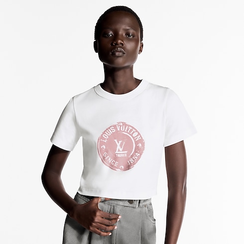LV Stamp Crop Top in Women's Ready-to-Wear Tops collections by Louis Vuitton (Product zoom)