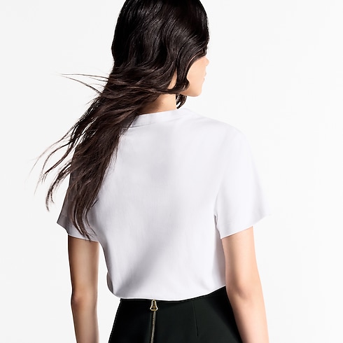 LV Stamp T-Shirt in Women's Ready-to-Wear Tops collections by Louis Vuitton (Product zoom)