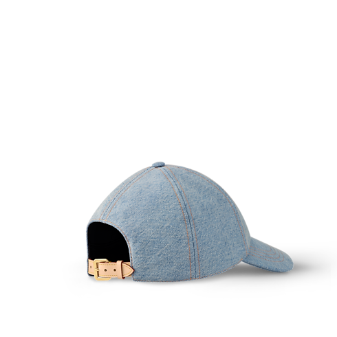 LV Staples Denim Cap . in Men's Accessories Hats, Beanies and Gloves collections by Louis Vuitton (Product zoom)