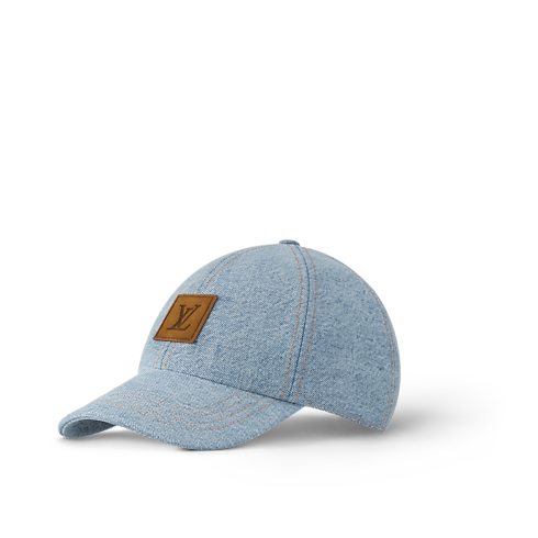 LV Staples Denim Cap . in Men's Accessories Hats, Beanies and Gloves collections by Louis Vuitton (Product zoom)