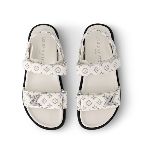 LV Sunset Flat Comfort Sandal in Women's Shoes Sandals collections by Louis Vuitton (Product zoom)