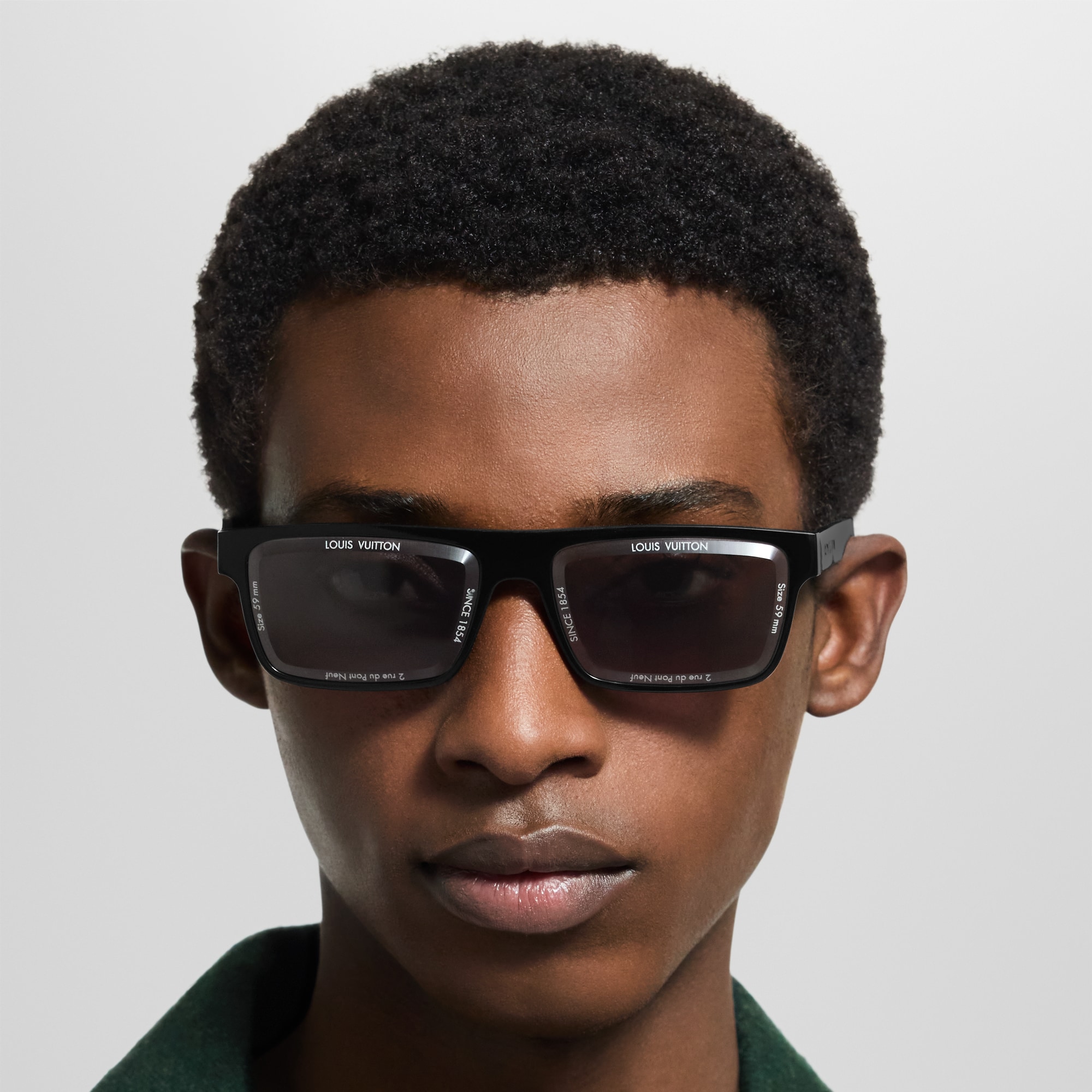 LV Super Vision Daily Low Square Sunglasses . in Men