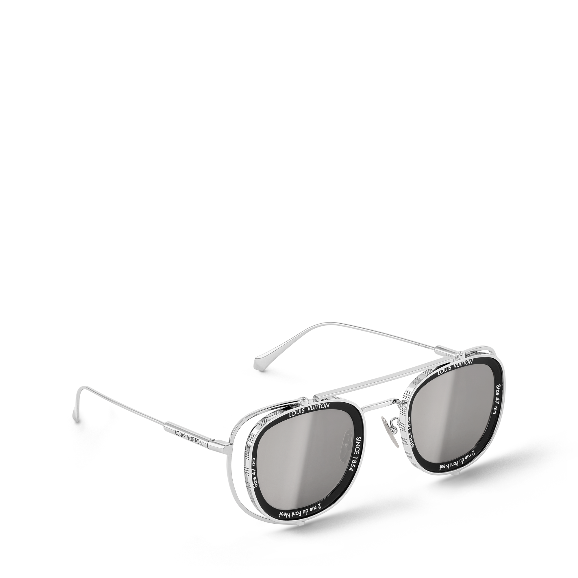 LV Super Vision Metal Pilot Square Sunglasses . in Men