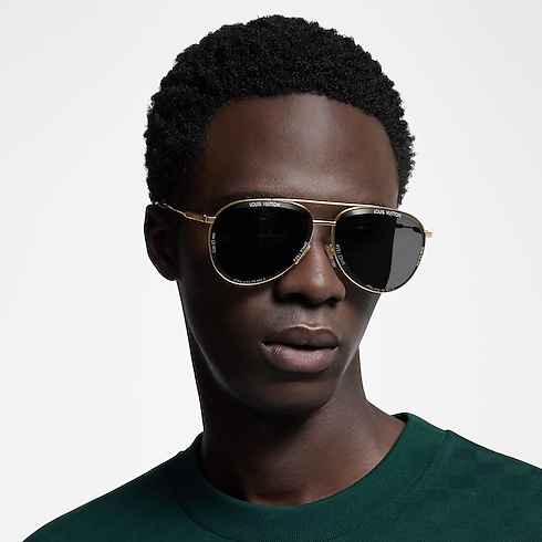 LV Super Vision Metal Pilot Sunglasses . in Men's Accessories Sunglasses collections by Louis Vuitton (Product zoom)