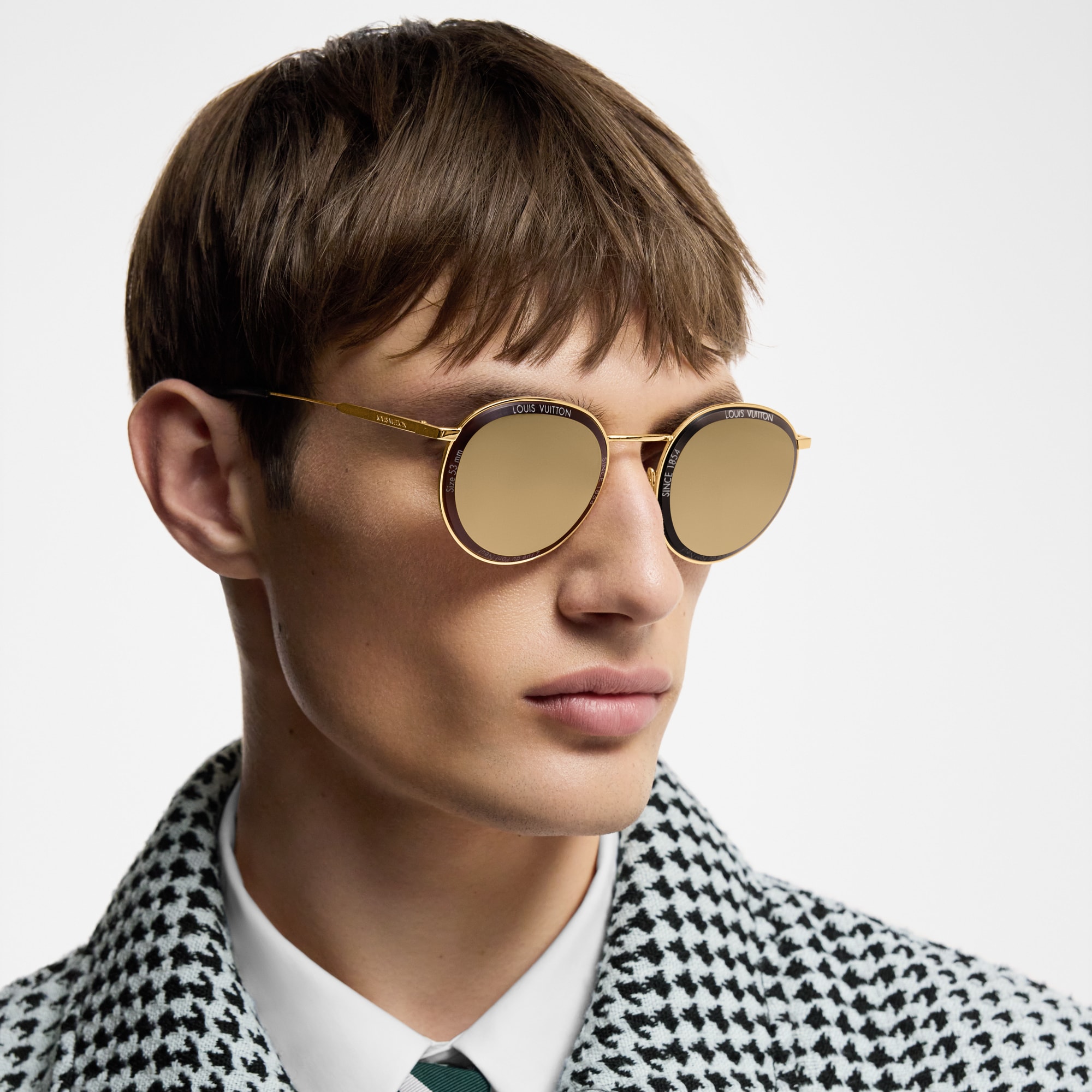 LV Super Vision Metal Round Sunglasses . in Men