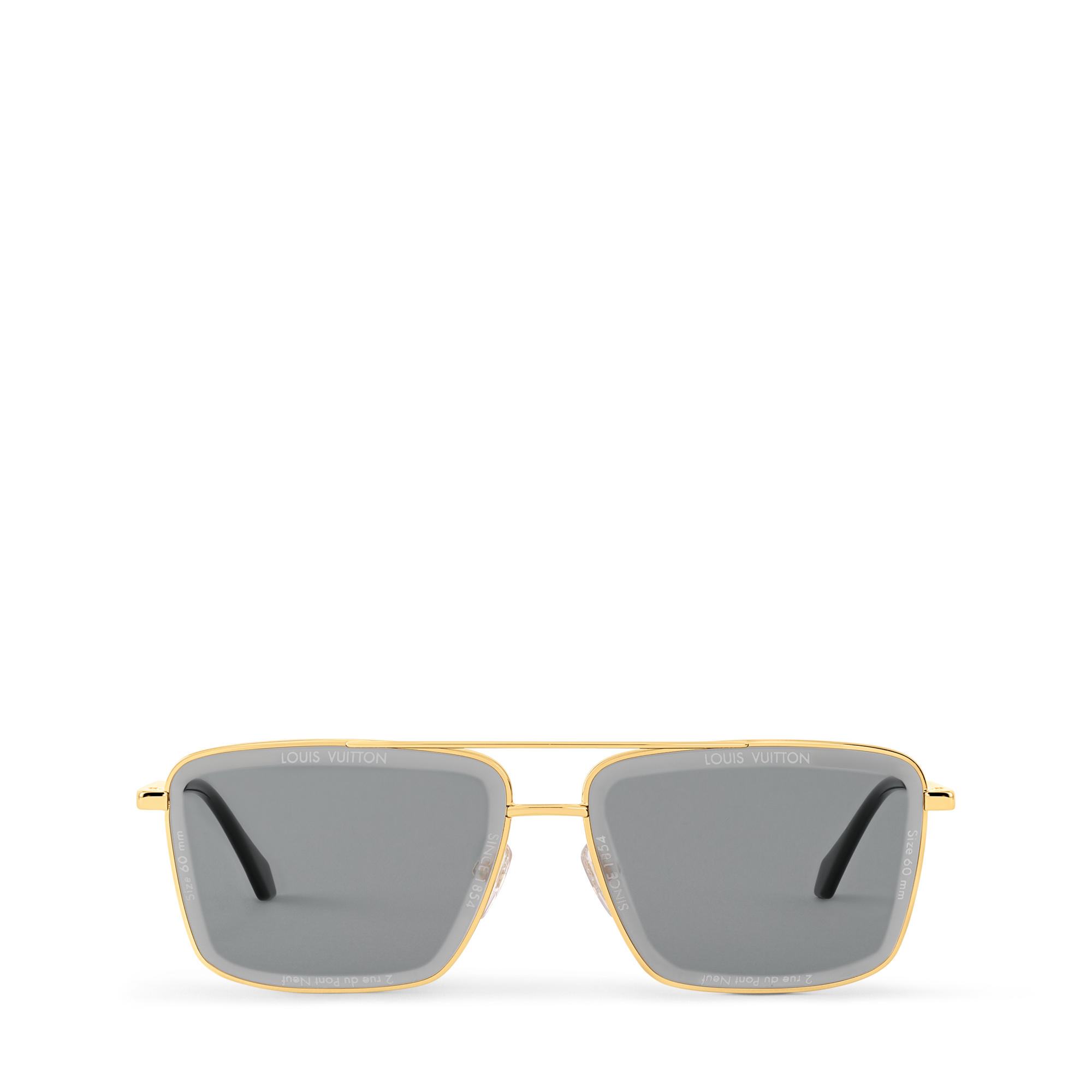 LV Super Vision Metal Square Sunglasses . in Men