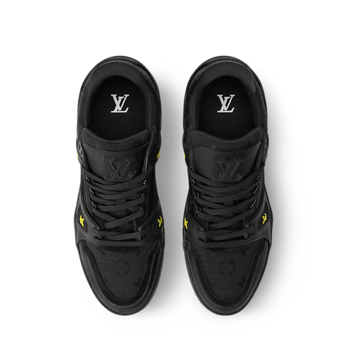 LV Trainer Sneaker interior view