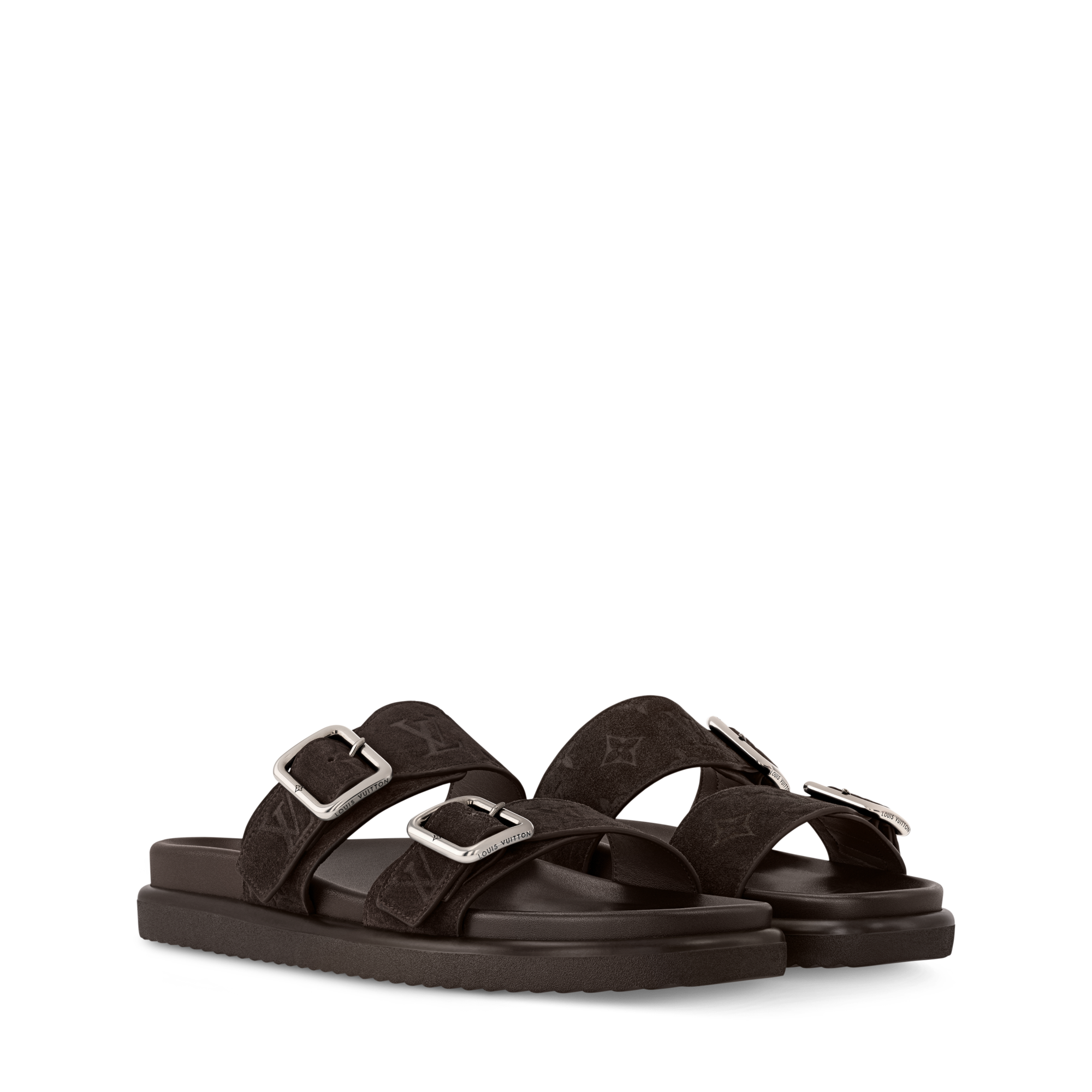 Men’s Louis Vuitton Lou Line sandals slides white blue tie dye Designer Sandals for Men | LOUIS VUITTON main image 2