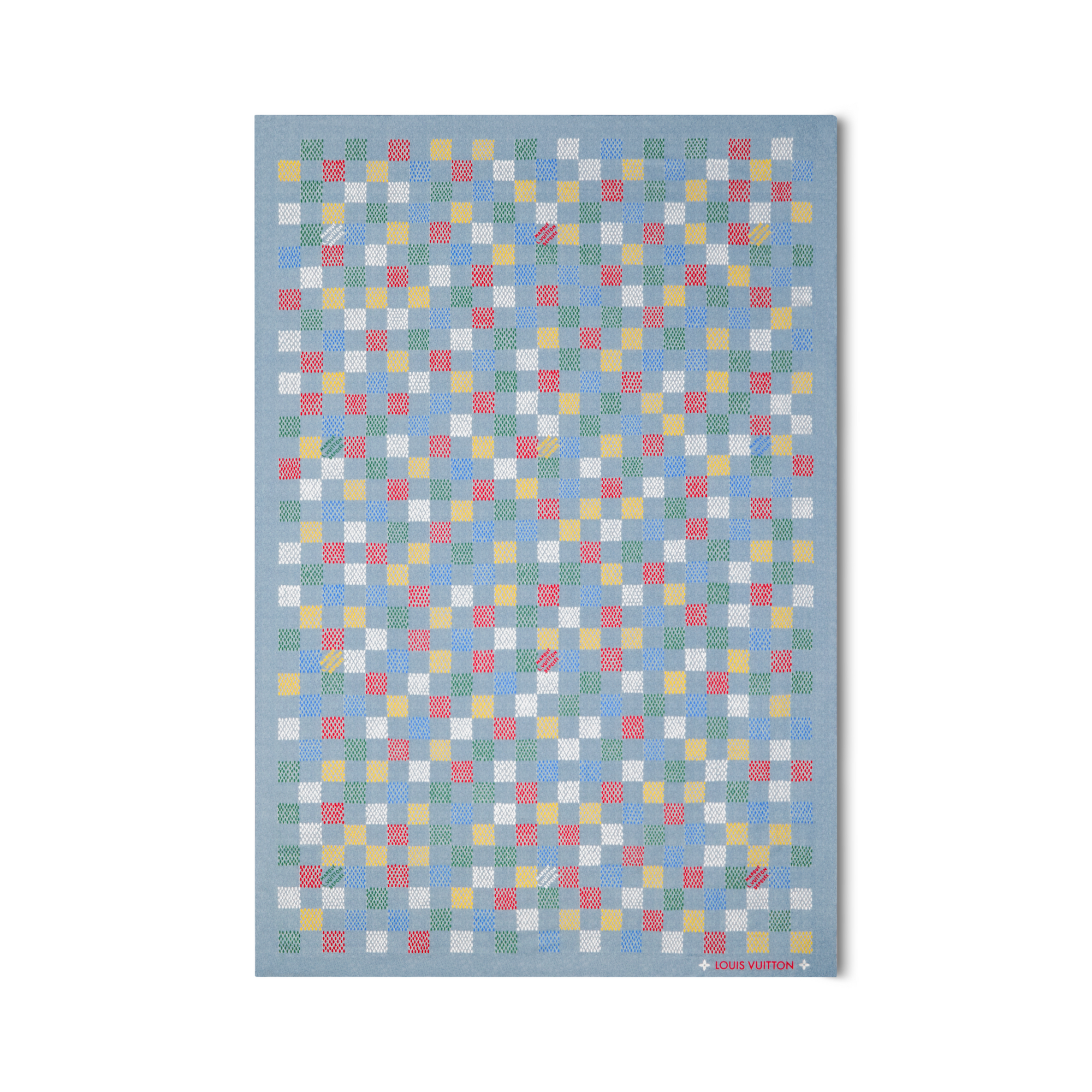 LV Vers Damier Denim Stole . in Men