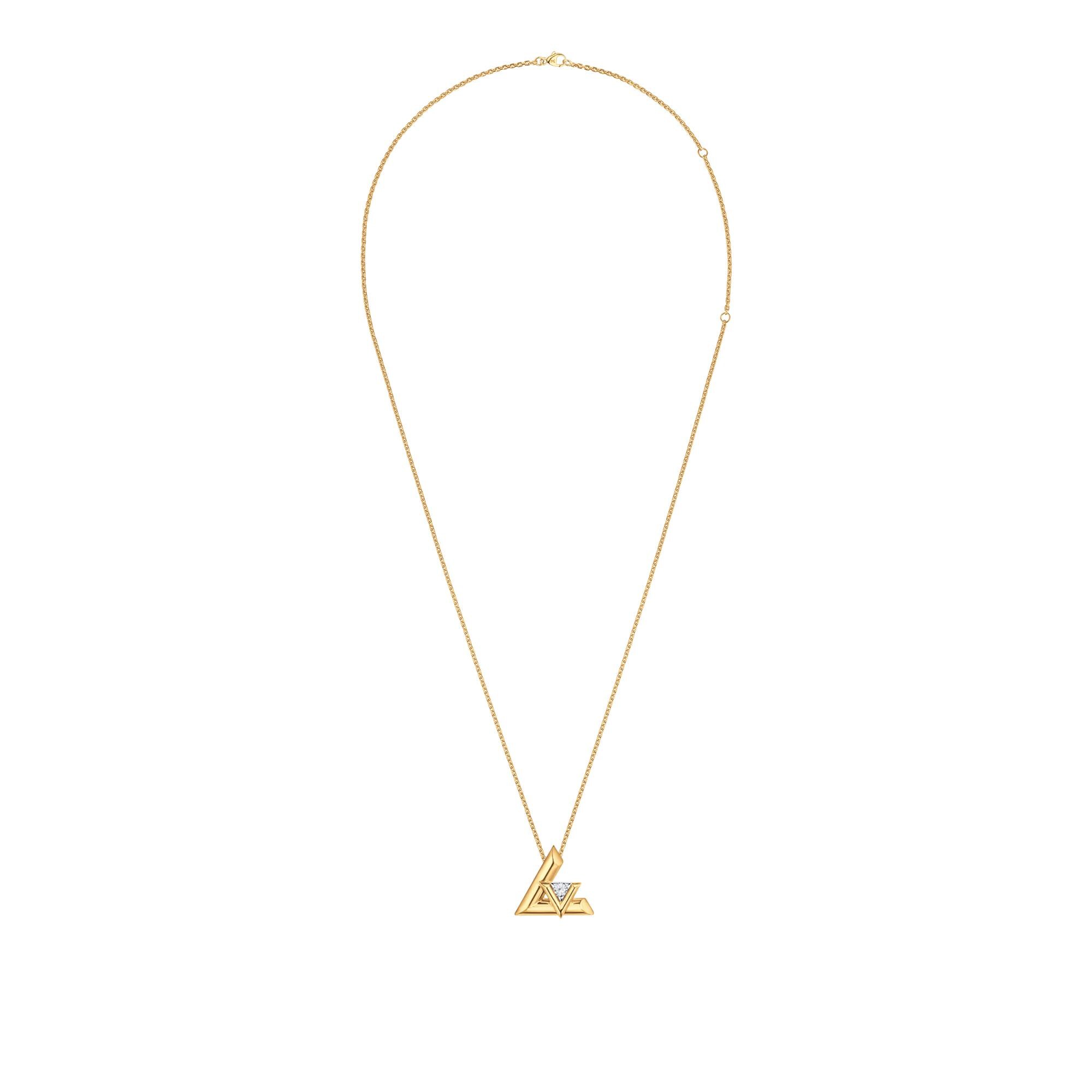 LV Volt One Large Pendant, Yellow Gold And Diamond  in Jewellery