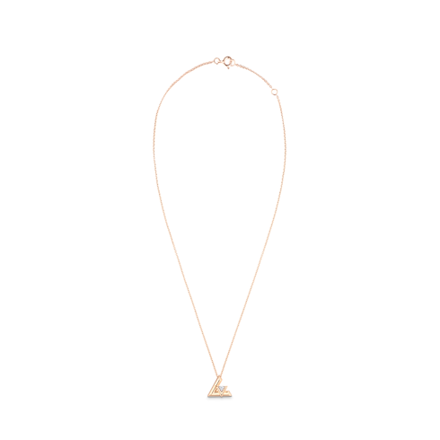 LV Volt One Small Pendant, Pink Gold And Diamond in Jewellery's Categories All Fine Jewellery collections by Louis Vuitton (Product zoom)