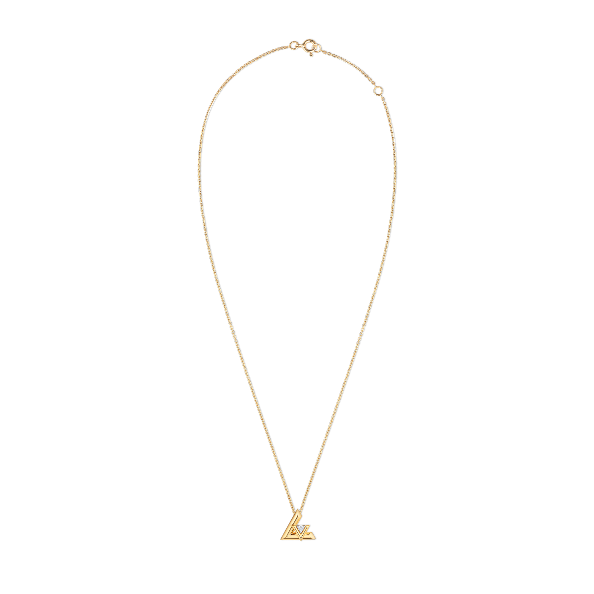 LV Volt One Small Pendant, Yellow Gold And Diamond  in Jewellery