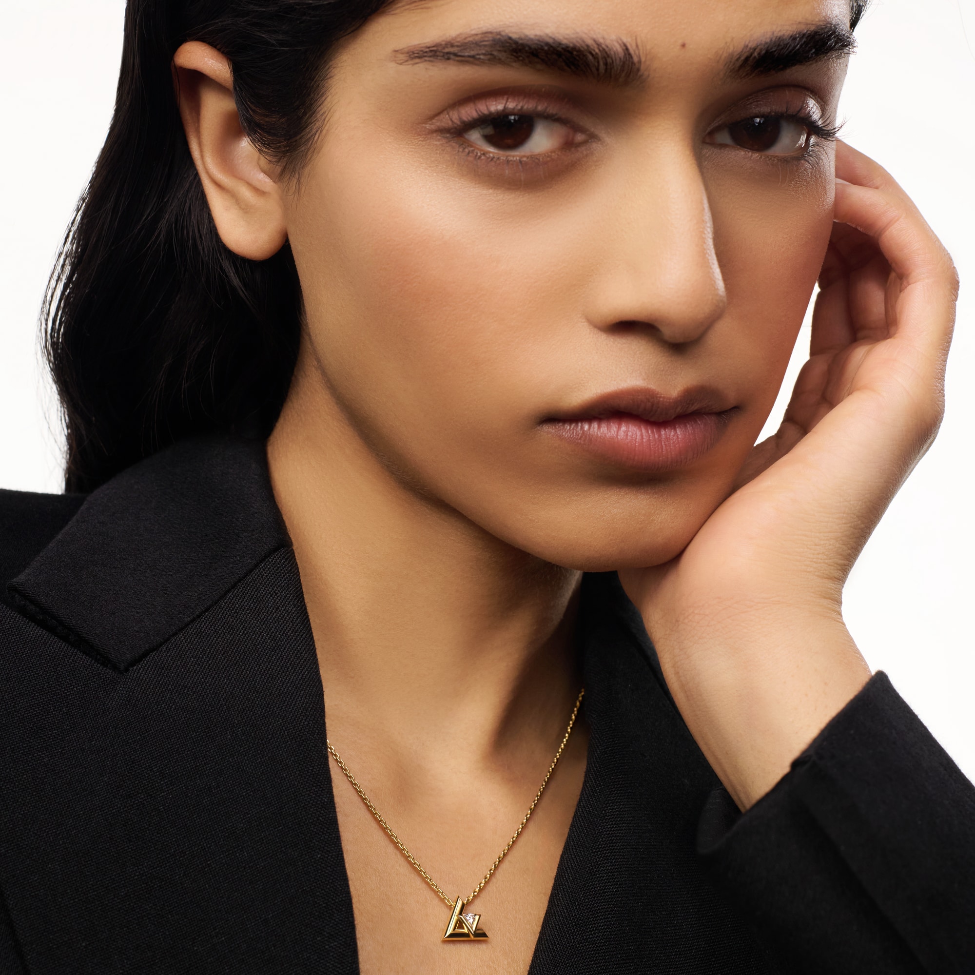 LV Volt One Small Pendant, Yellow Gold And Diamond  in Jewellery