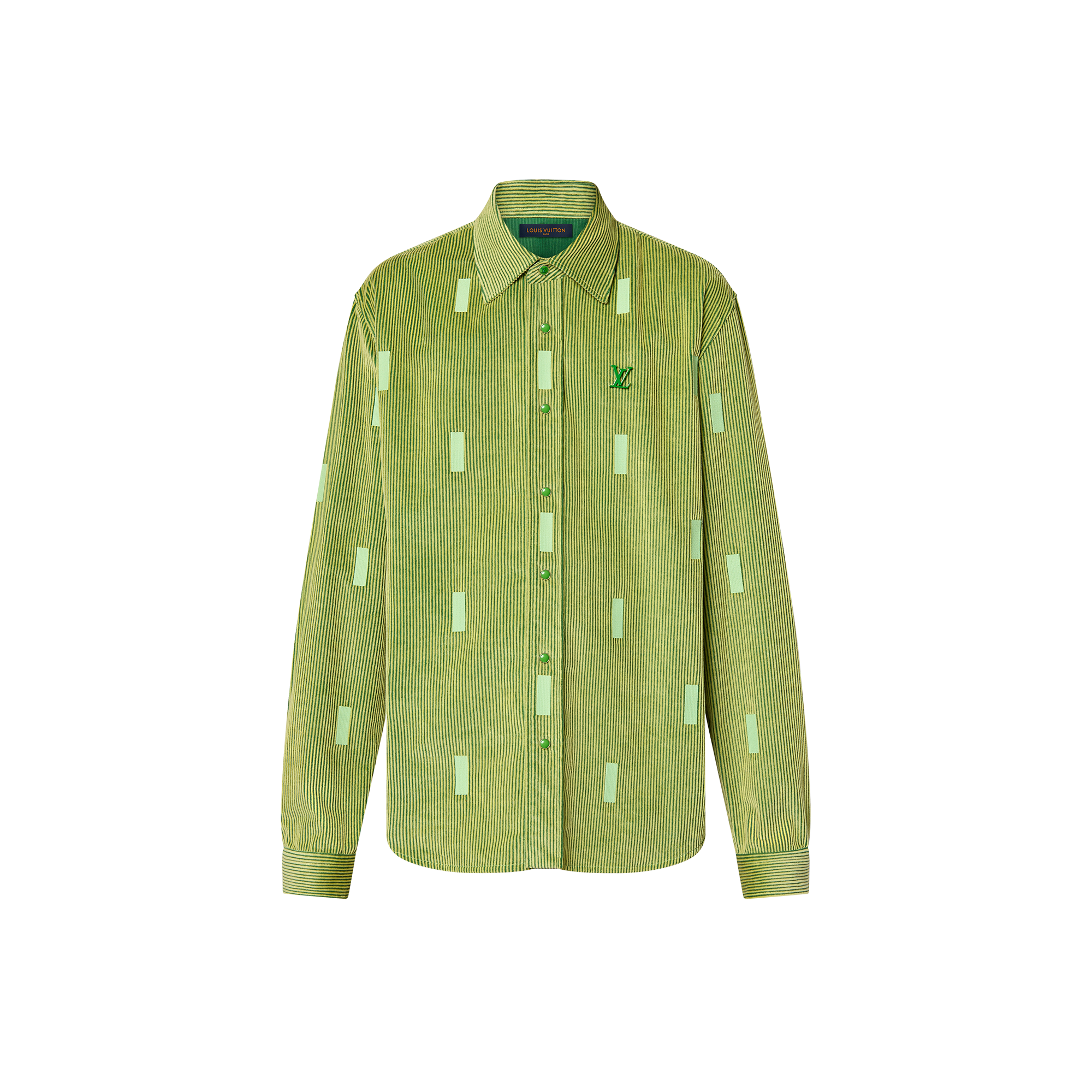 LV x Park Seo-Bo Corduroy Long-Sleeved Shirt  in Men