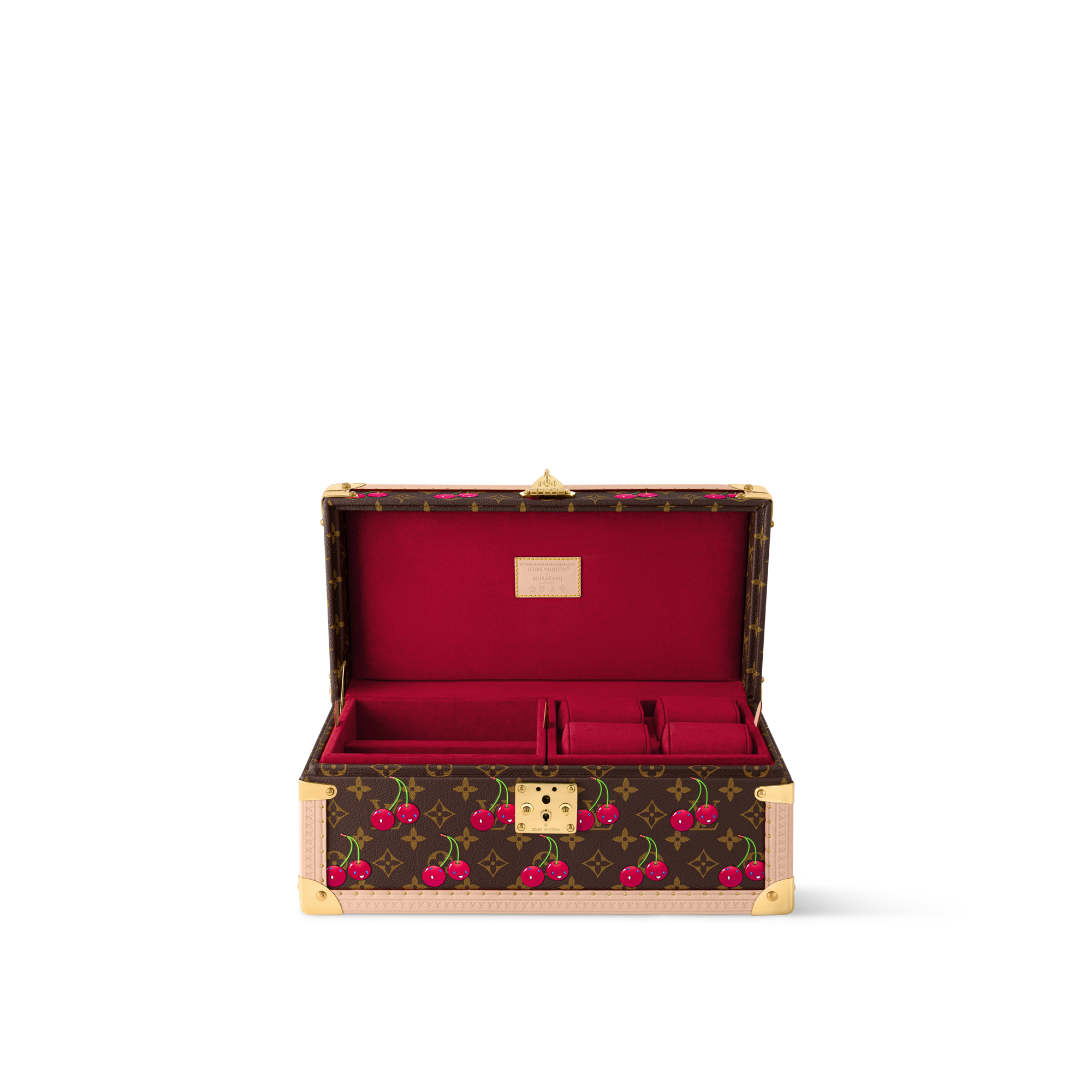 LV x TM Coffret Accessoires Cherry Other Monogram Canvas in Trunks, Travel and Home