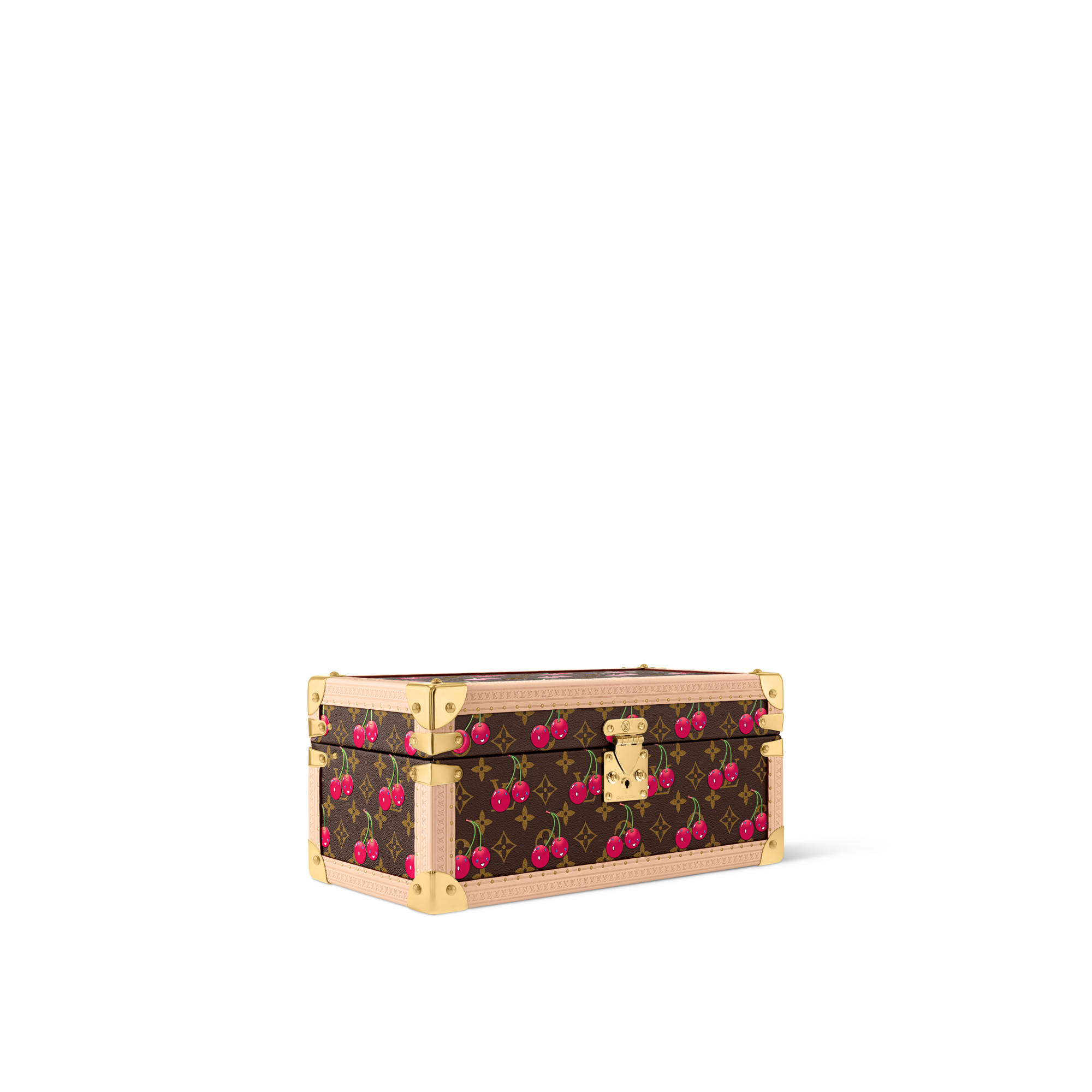 LV x TM Coffret Accessoires Cherry Other Monogram Canvas in Trunks, Travel and Home