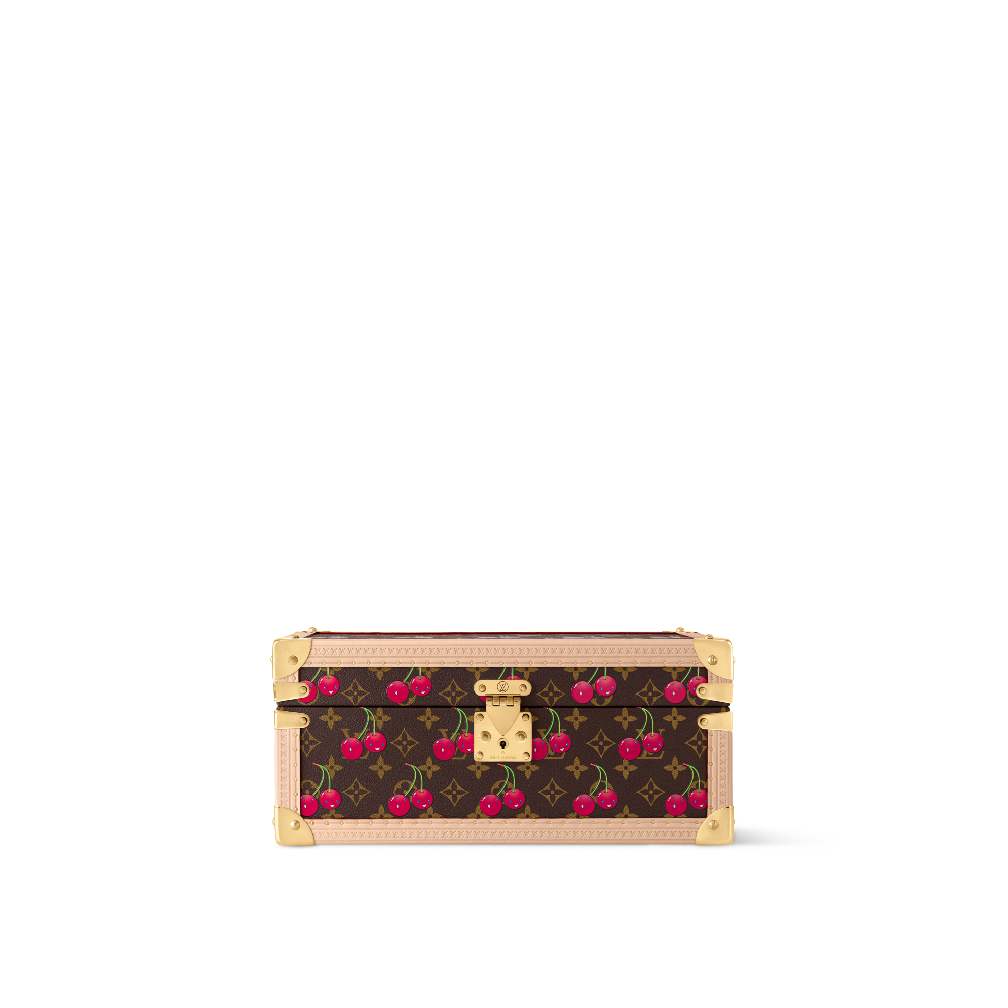 LV x TM Coffret Accessoires Cherry Other Monogram Canvas in Trunks, Travel and Home