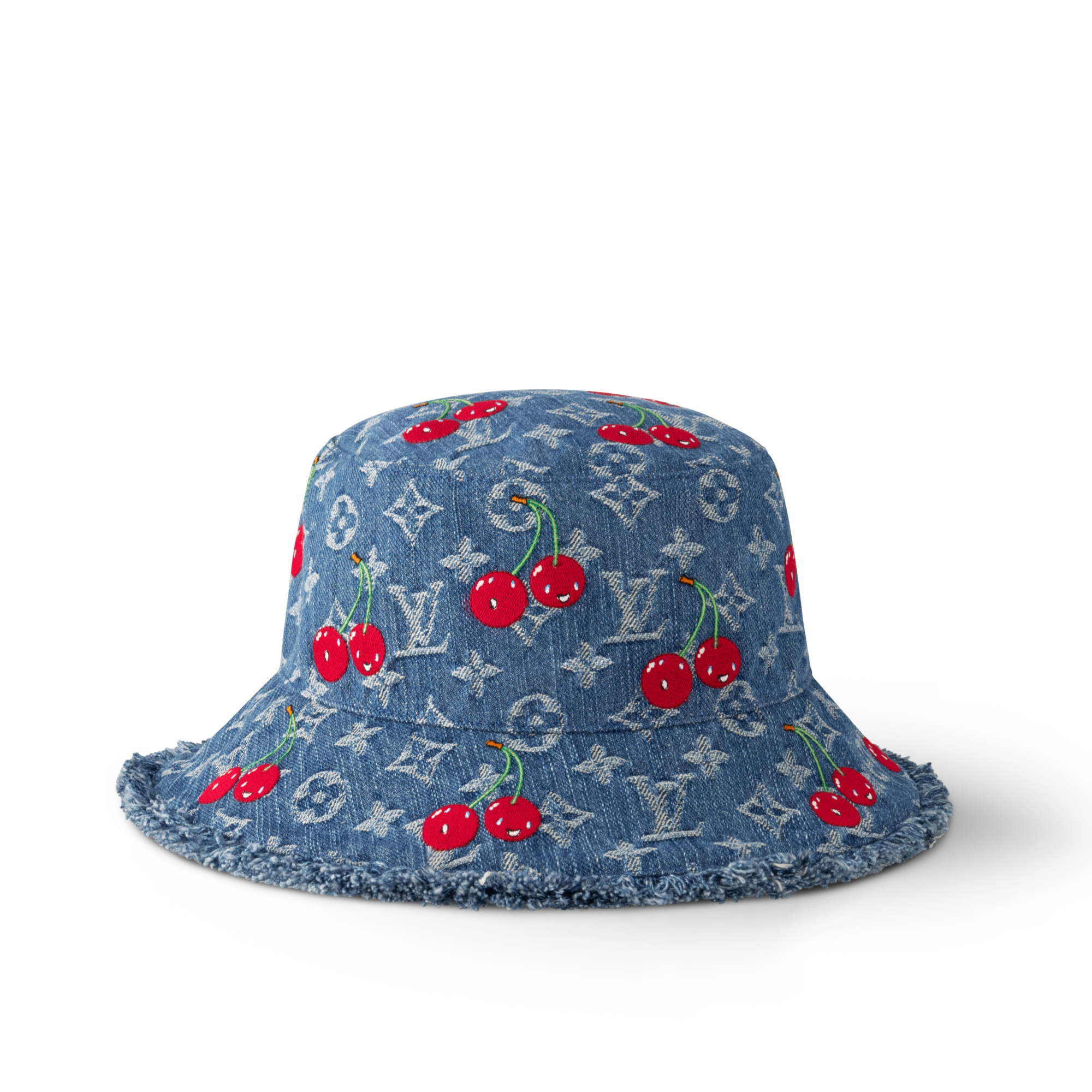 LV x TM Denim Cerise Bucket Hat . in Women