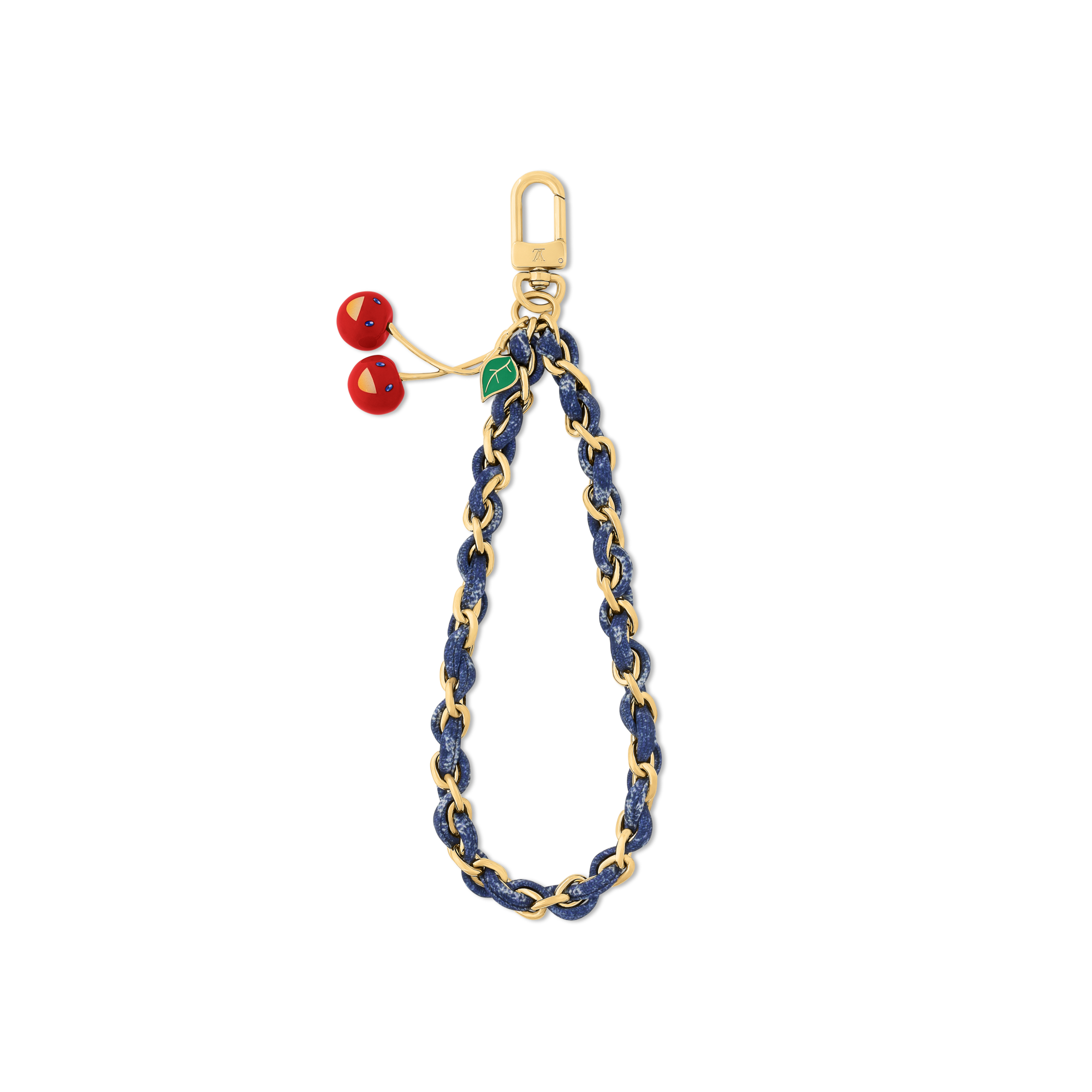 LV x TM Denim Cerise Phone Holder . in Women