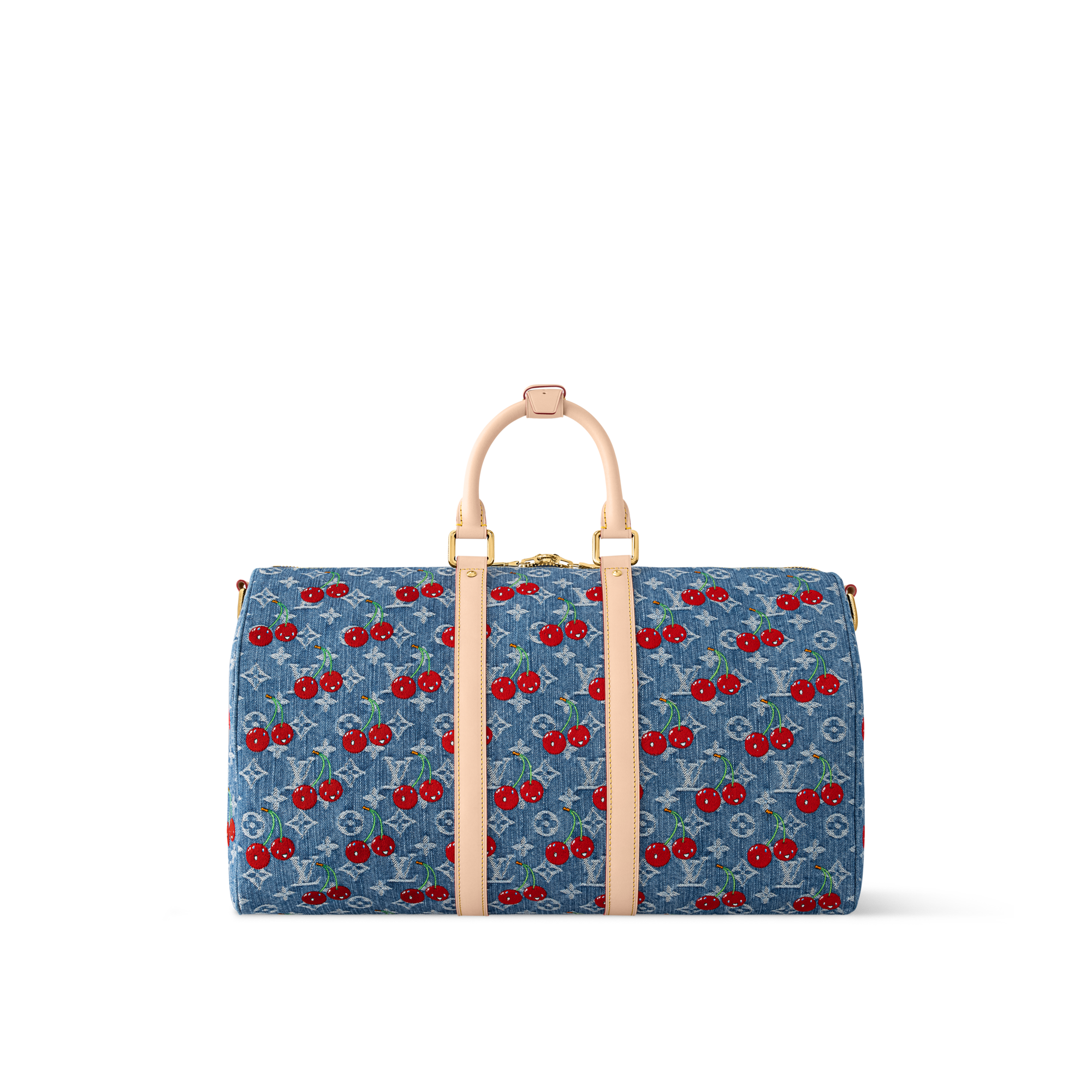 LV x TM Keepall Bandoulière 45 Monogram Denim in Women