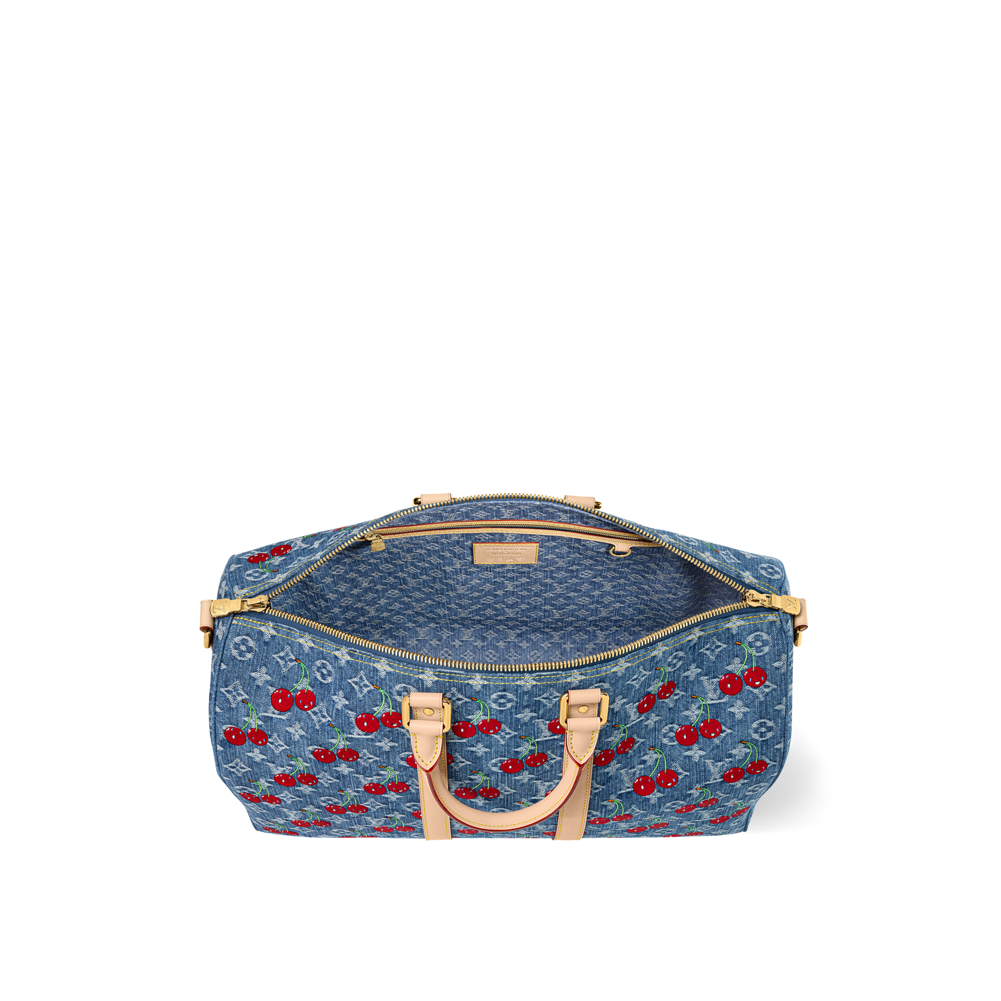 LV x TM Keepall Bandoulière 45 Monogram Denim in Women