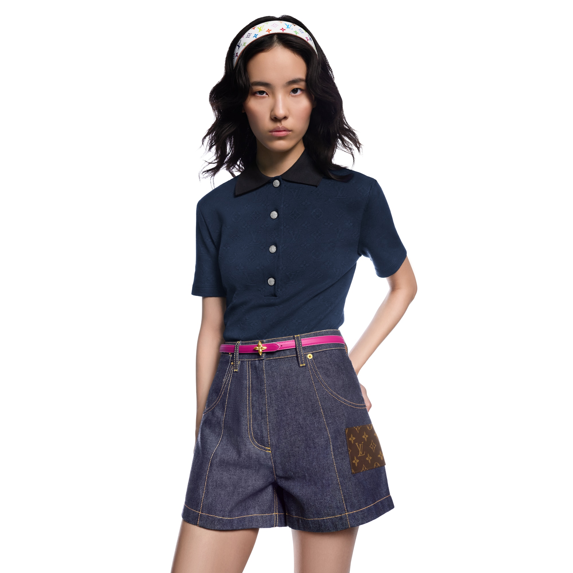 LV x TM Mini Flowergram 15mm Reversible Belt Accessories LOUIS